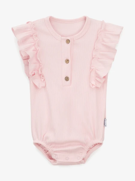 Купить Боди для девочки Mini Papi 72060 62 см Розовый Артикул: 2000999630248 Фото №3