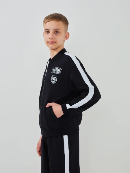 Купить Бомбер для мальчика LAWA P-BB02337 146 см Темно-синий Артикул: 2000999586248 Фото №3