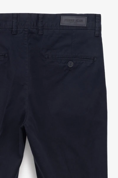 Купить Брюки однотонные прямые мужские Polo Awa K601-206 32 Темно-синий Артикул: 2000990775443 Фото №4