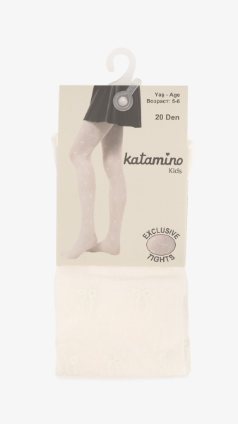 Колготи для дівчинки Katomino K32345 134-140 см Молочний