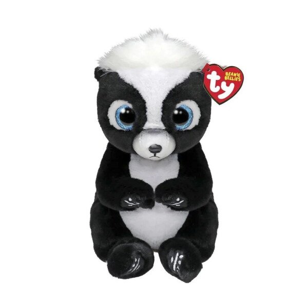 М&#039;яка іграшка TY BEANIE BELLIES Скунс &quot;RUKUS&quot; 41288 Різнокольоровий