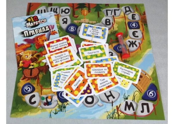 Купити Настільна гра "IQ Марафон" Danko Toys  Різнокольоровий Артикул: 2000999643828 Фото №2
