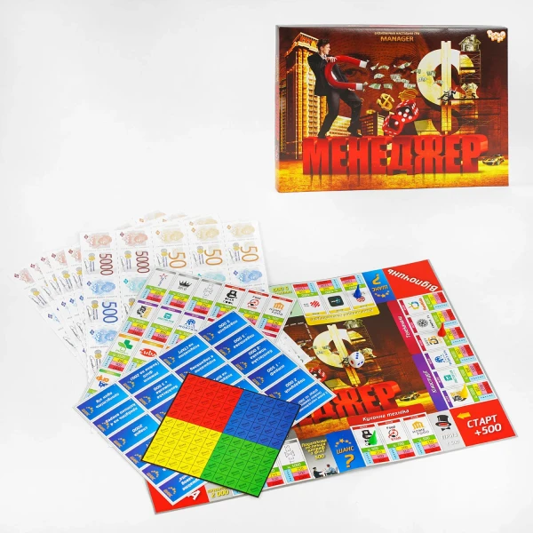 Купить Настольная игра «Менеджер» DankoToys DTG28-U Разноцветный Артикул: 2400673847014 Фото №1