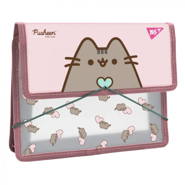 Купить Папка для тетрадей на резинке "Pusheen" Yes 492306 Разноцветный Артикул: 5056574451743 Фото №1