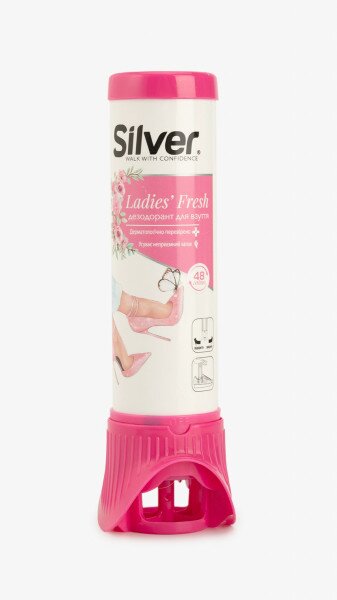 Купить Дезодорант для обуви Ladies Shoe Silver 75 мл Белый Артикул: 8690757011873 Фото №1
