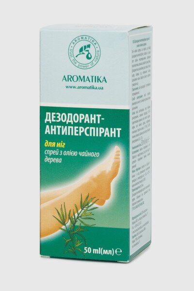 Дезодорант для ніг Ароматика 3307200000 50 мл (4820031051385)