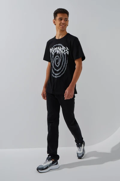 Купити Джинси Slim Fit чоловічі LAWA MBC02364 30 Чорний Артикул: 2000999137419 Фото №1