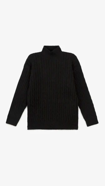 Джемпер однотонный женский 04 One Size Черный