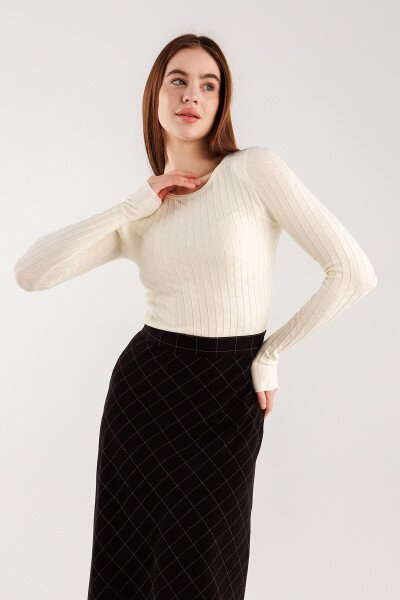 Купить Джемпер женский Accordream M2919 One Size Молочный (2000990325938D) Артикул: 2000990325938 Фото №2