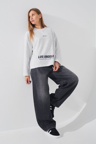 Джинси Baggy жіночі LAWA WTC02395 36 Графітовий