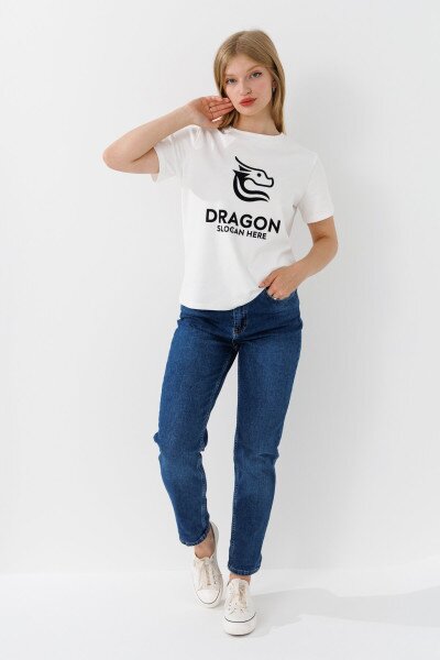 Джинсы Mom Fit женские Karol D-188 36 Синий (2000903539971D)