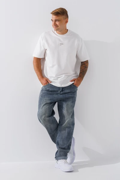 Купить Джинсы Mom Fit мужские 9939 30 Светло-синий (2000990566904D) Артикул: 2000990566904 Фото №2