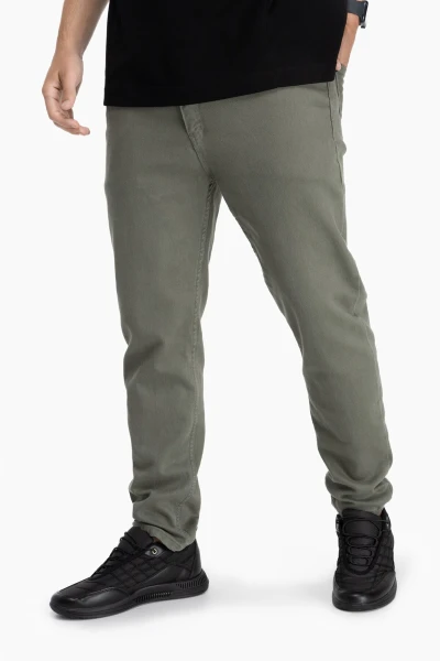 Джинси Mom Fit чоловічі FIGO J-19300 31 Хакі (2000989738428D)