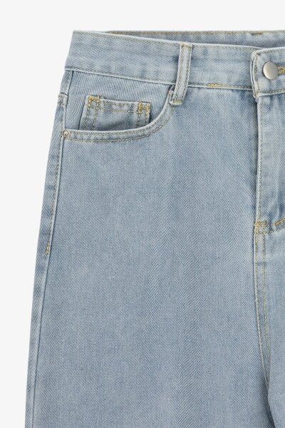 Купити Джинси Mom Fit жіночі  801 L Блакитний Артикул: 2000990501783 Фото №2