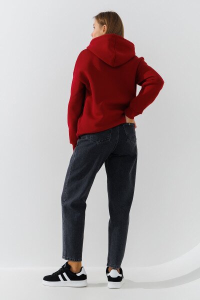 Купить Джинсы Mom Fit женские LAWA WBC02449 34 Графитовый Артикул: 2000990827975 Фото №3