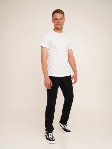 Джинсы Regular Fit мужские LAWA MBC02311 30 Черный