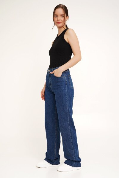 Джинсы Regular fit женские LAWA WBC02337 34 Синий