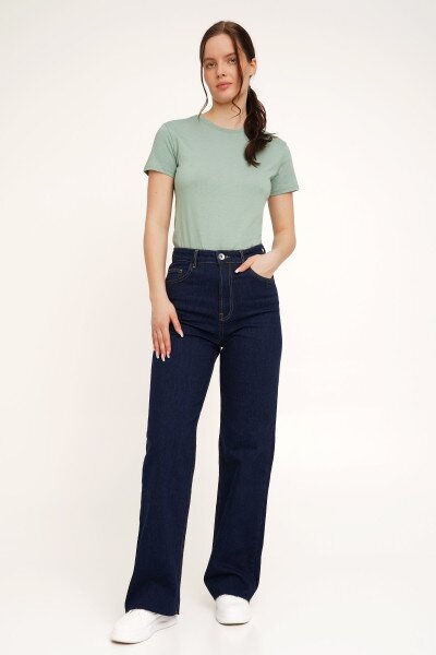 Джинсы Regular fit женские LAWA WBC02337 34 Темно-синий