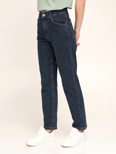 Купити Джинси Regular fit жіночі LAWA WBC02367 34 Синій Артикул: 2000990481160 Фото №2