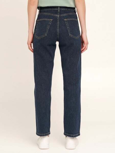Купити Джинси Regular fit жіночі LAWA WBC02367 34 Синій Артикул: 2000990481160 Фото №3