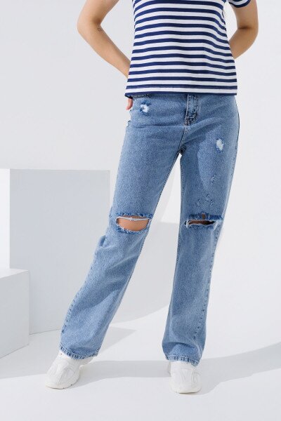 Джинсы Regular fit женские Park karon T076 27 Синий (2000990622563S)