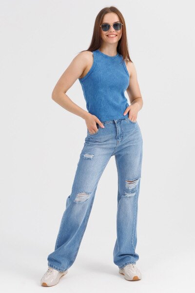 Джинсы Regular fit женские Park karon T078 27 Синий (2000990622488S)