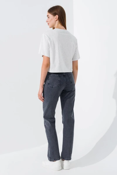 Купить Джинсы Regular fit женские Zeo Basic 4417 36 Серый (2000990617491D) Артикул: 2000990617491 Фото №3