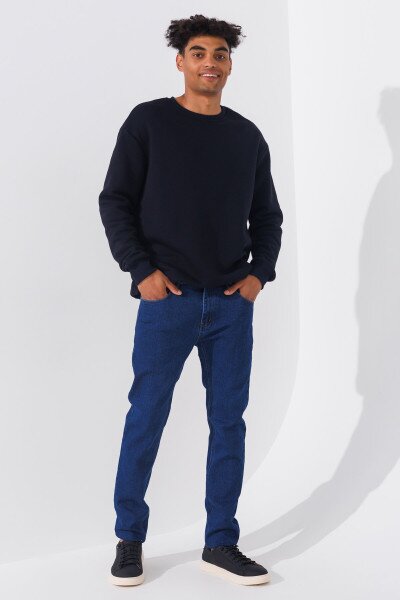 Купить Джинсы Slim Fit мужские 2270 27 Синий (2000990729446D) Артикул: 2000990729446 Фото №2