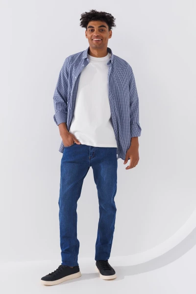 Джинсы Slim Fit мужские 2271 27 Синий (2000990729361D)