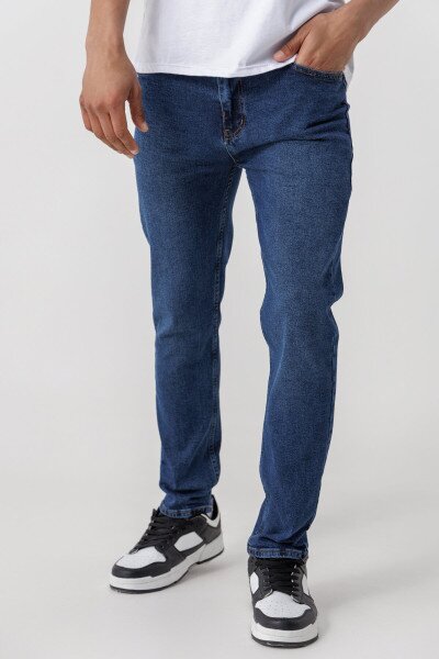 Джинси Slim Fit чоловічі Blackwan BW-249 30 Темно-синій (2000990505316D)