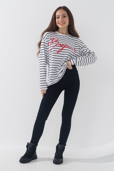 Джинсы Slim Fit женские LAWA WBC02413 34 Черный