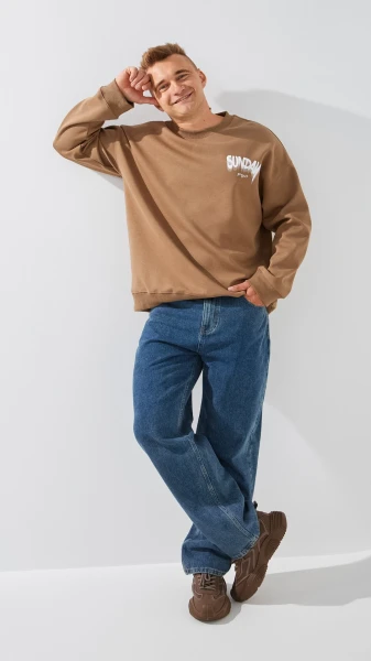 Купить Джинсы Baggy Fit мужские 5666 33 Синий Артикул: 2000999191077 Фото №1