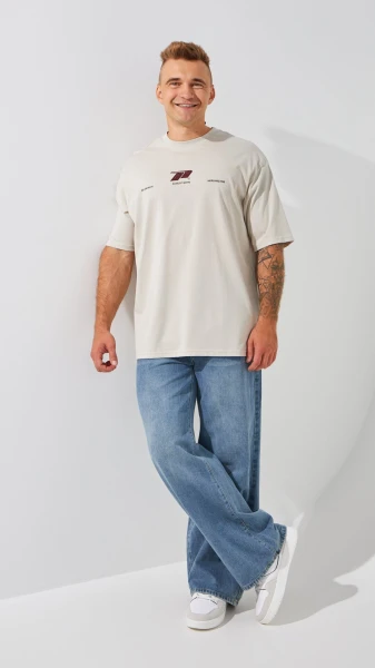 Купить Джинсы Baggy Fit мужские  W013 28 Синий Артикул: 2000999191572 Фото №3