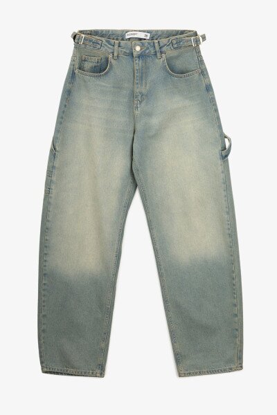 Джинсы Baggy женские On me 4604 42 Голубой