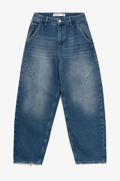 Купить Джинсы Baggy женские On me 4631 36 Синий Артикул: 2000991070998 Фото №1