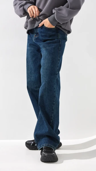 Купить Джинсы Baggy женские Vantel 8035 30 Синий Артикул: 2000999346538 Фото №4