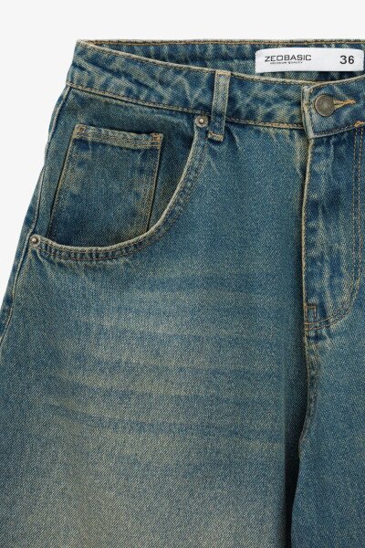 Купити Джинси Baggy жіночі Zeo Basic 4708 36 Синій Артикул: 2000990990266 Фото №2