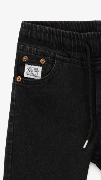 Купить Джинсы Joggers для мальчика Pitiki 4557 104 см Черный Артикул: 2000999196508 Фото №2