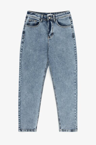 Джинси Mom Fit жіночі 130125 40 Синій