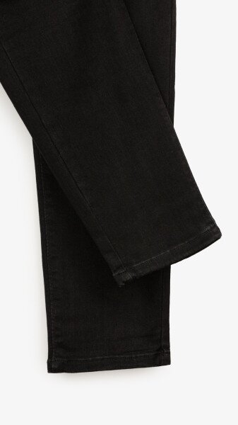 Купить Джинсы Mom Fit женские 3016 26 Черный Артикул: 2000999186691 Фото №3