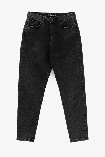Купить Джинсы Mom Fit женские Zeo Basic 3686 34 Темно-серый Артикул: 2000990956460 Фото №1