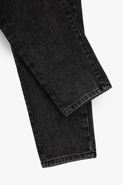 Купить Джинсы Mom Fit женские Zeo Basic 3686 34 Темно-серый Артикул: 2000990956460 Фото №4