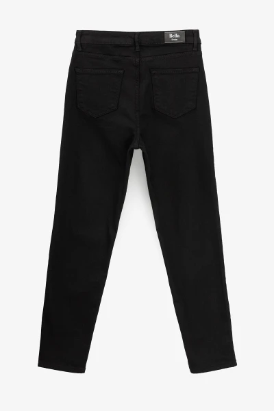 Купить Джинсы Mom Fit женские Zeo Basic 3931 30 Черный Артикул: 2000990955432 Фото №2