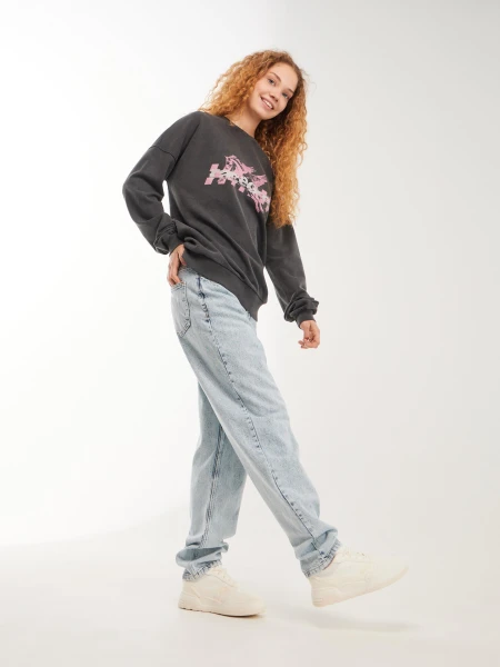 Купити Джинси MOM жіночі  LAWA WBC02449 34 Блакитний Артикул: 2000999617690 Фото №3