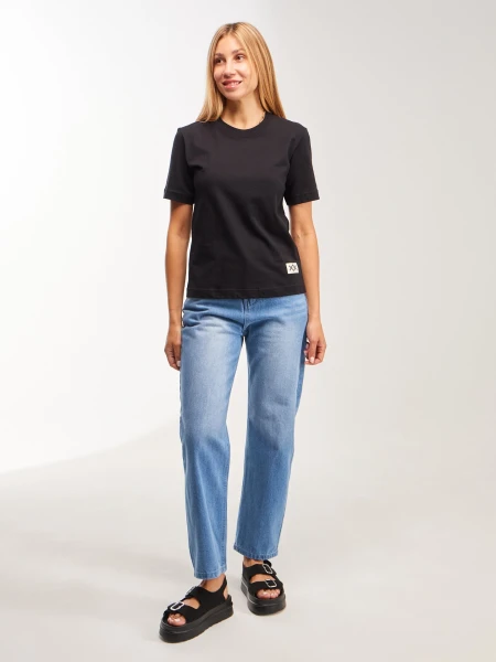 Купити Джинси однотонні жіночі GENUA G01107-0016 32 Блакитний Артикул: 2000999507830 Фото №2