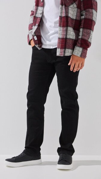 Купити Джинси Regular Fit чоловічі 5108-6 33 Чорний Артикул: 2000999243714 Фото №2