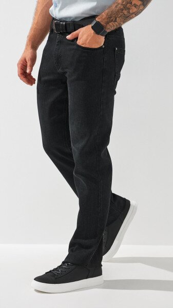 Купити Джинси Regular Fit чоловічі  6937 33 Сірий Артикул: 2000999235504 Фото №3