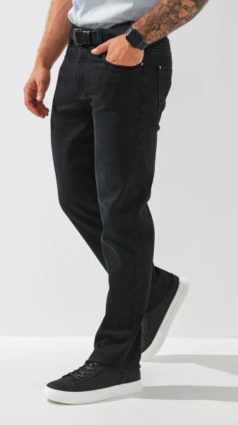 Купить Джинсы Regular Fit мужские  6937 33 Серый Артикул: 2000999235504 Фото №3