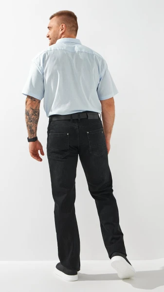 Купить Джинсы Regular Fit мужские  6937 33 Серый Артикул: 2000999235504 Фото №4