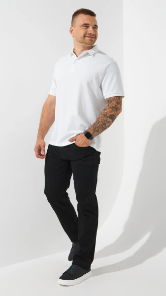 Купить Джинсы Regular Fit мужские  6939 29 Черный Артикул: 2000999235542 Фото №3